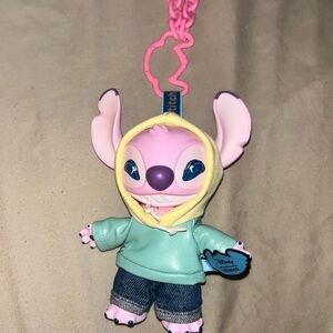 Disney Stitch Action Figure with Yellow Hoodie